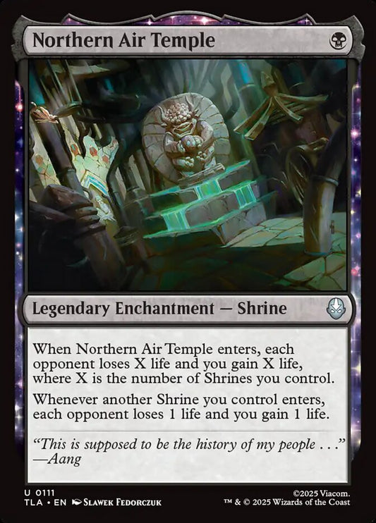 MTG Card Title: Northern Air Temple TLA/111