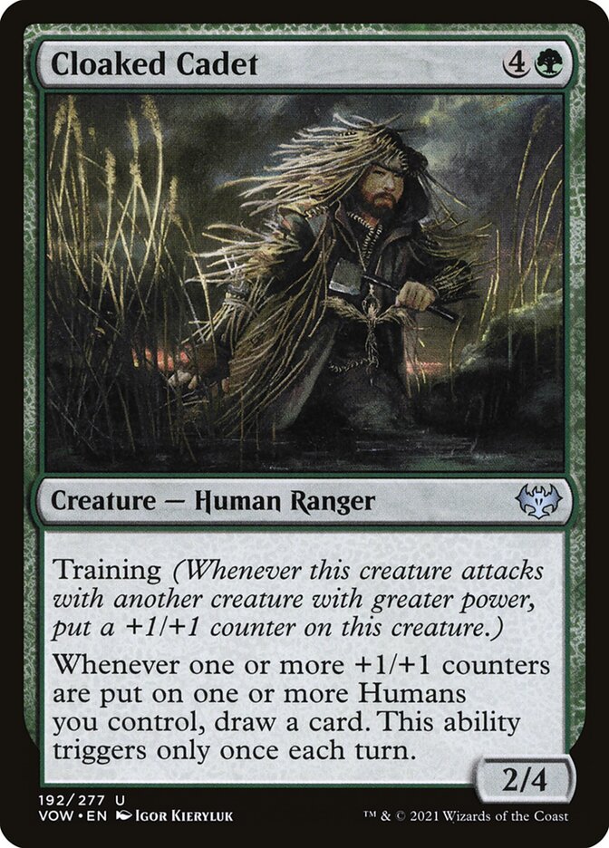 MTG Card Title: Cloaked Cadet VOW/192