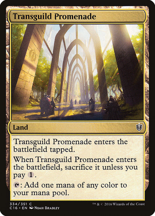 MTG Card Title: Transguild Promenade C16/334