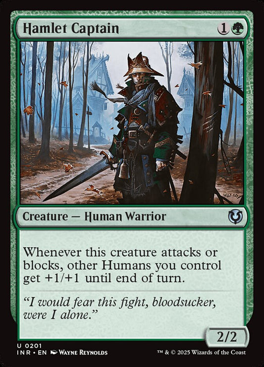 MTG Card Title: Hamlet Captain INR/201