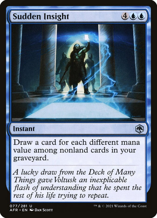 MTG Card Title: Sudden Insight AFR/77