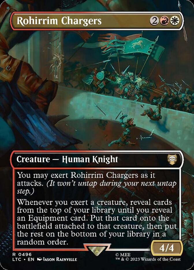 MTG Card Title: Rohirrim Chargers LTC/496
