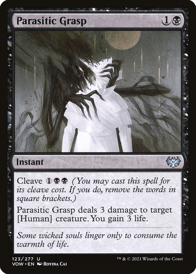 MTG Card Title: Parasitic Grasp VOW/123