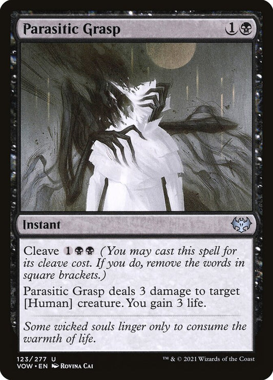 MTG Card Title: Parasitic Grasp VOW/123