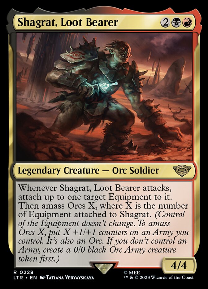 MTG Card Title: Shagrat, Loot Bearer LTR/228