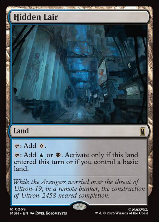 MTG Card Title: Hidden Lair MSH/269