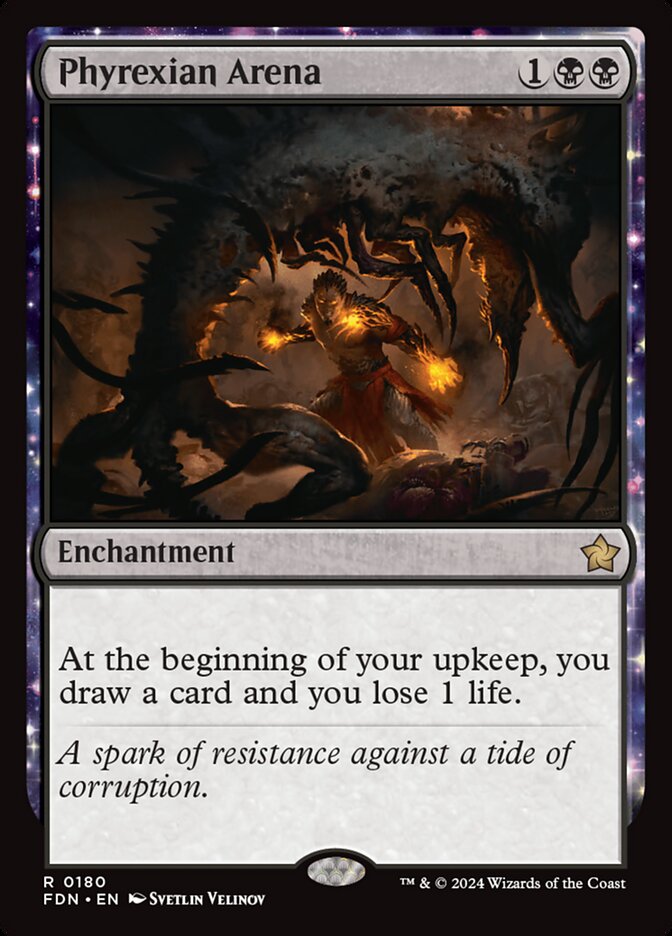 MTG Card Title: Phyrexian Arena FDN/180