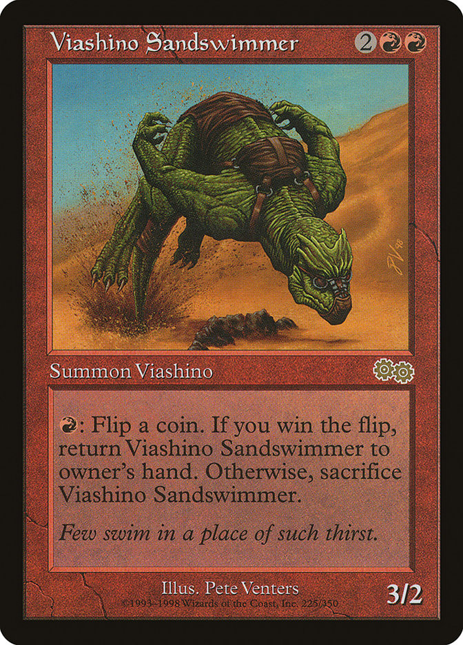 MTG Card Title: Viashino Sandswimmer USG/225
