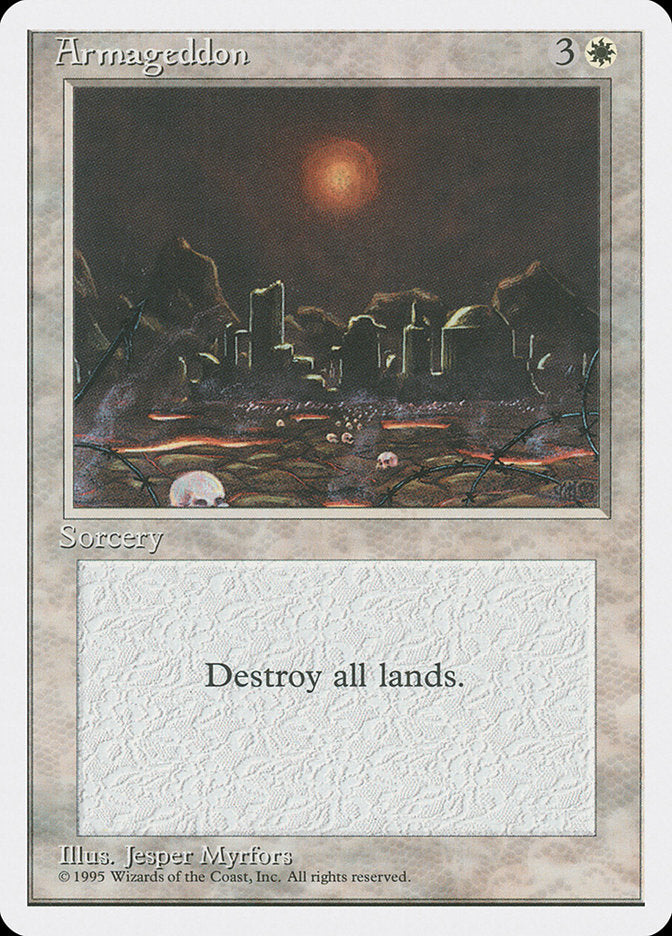 MTG Card Title: Armageddon 4ED/5