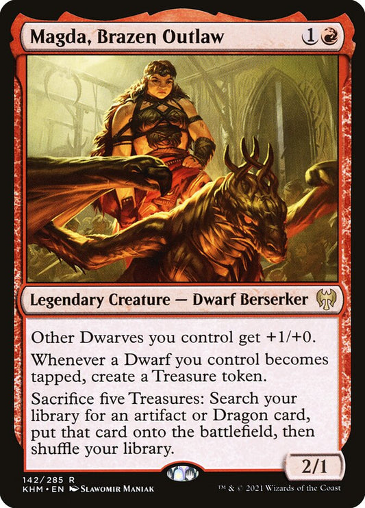 MTG Card Title: Magda, Brazen Outlaw KHM/142