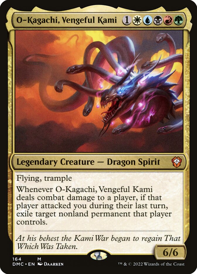 MTG Card Title: O-Kagachi, Vengeful Kami DMC/164