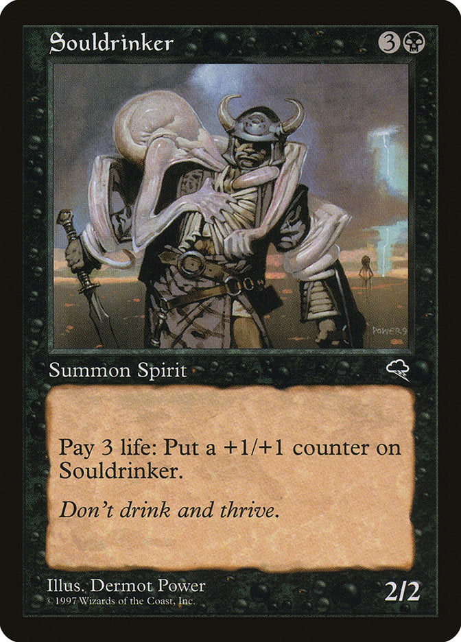 MTG Card Title: Souldrinker TMP/158