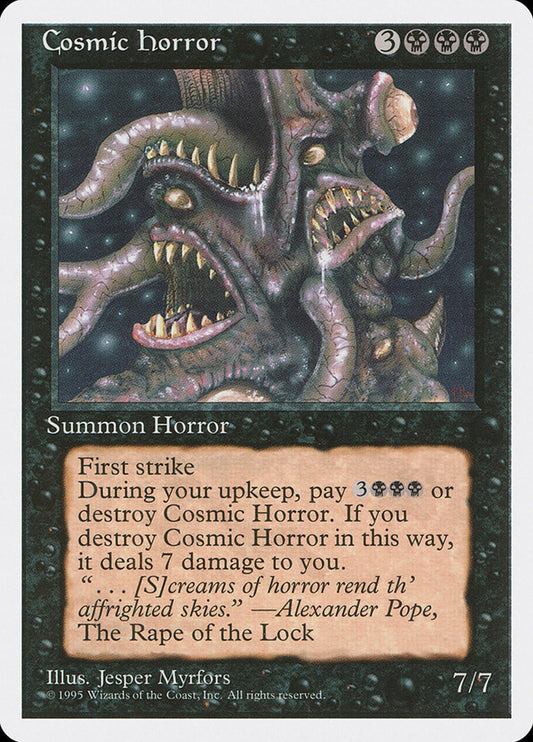 MTG Card Title: Cosmic Horror 4ED/126