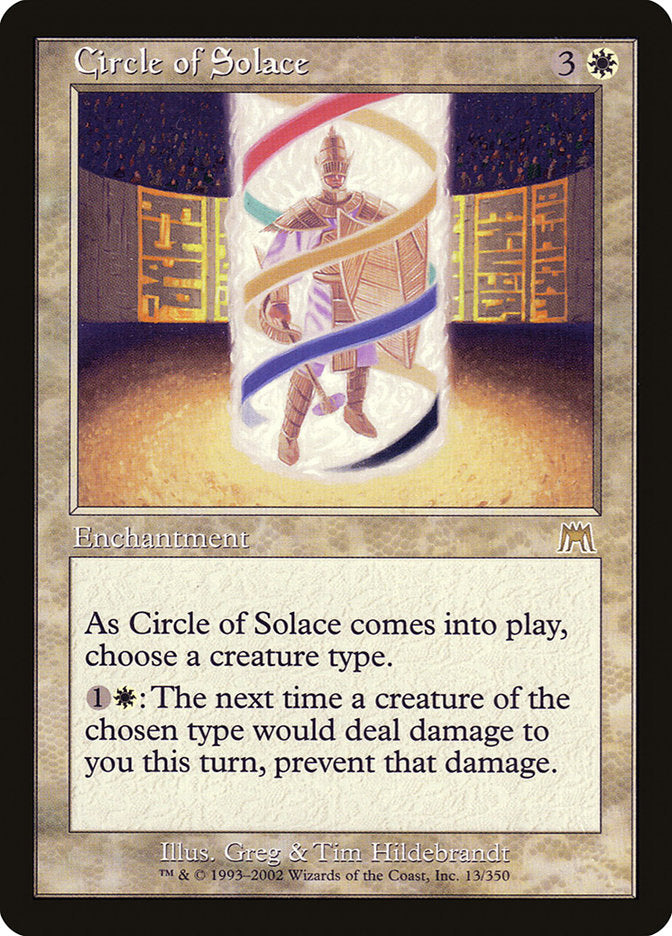 MTG Card Title: Circle of Solace ONS/13