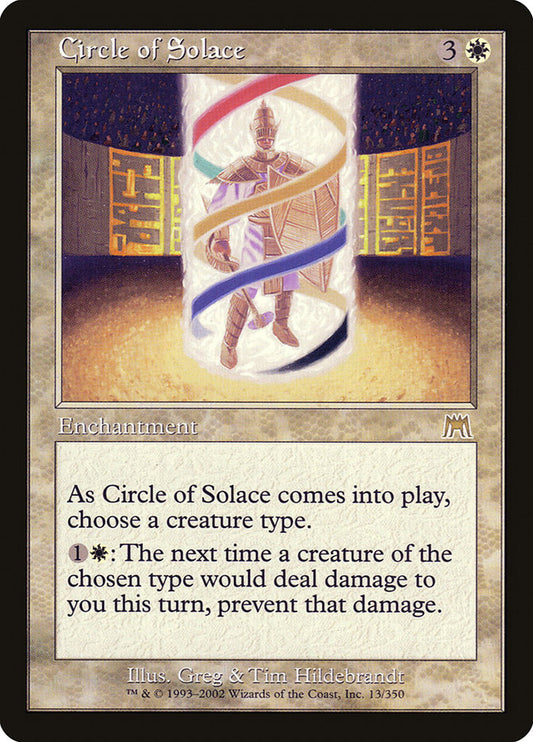 MTG Card Title: Circle of Solace ONS/13