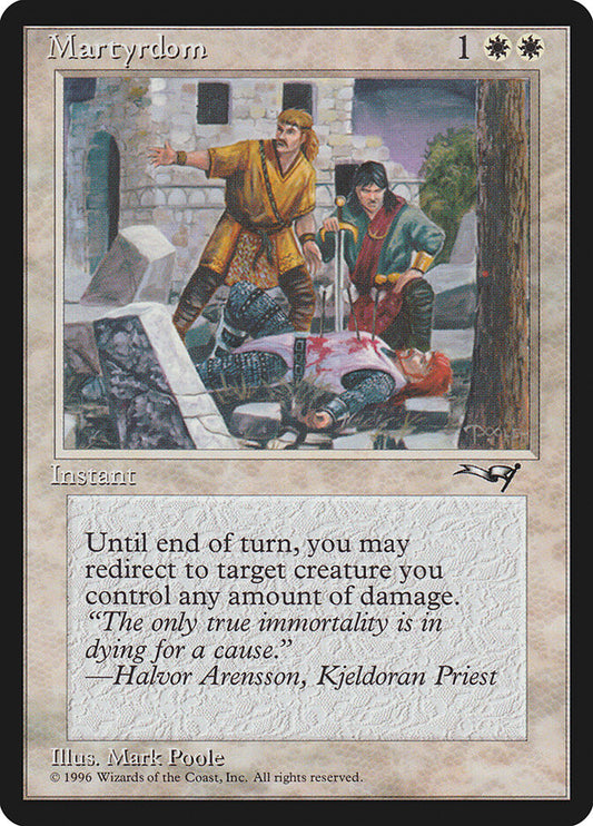 MTG Card Title: Martyrdom ALL/10b