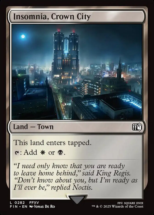 MTG Card Title: Insomnia, Crown City FIN/282