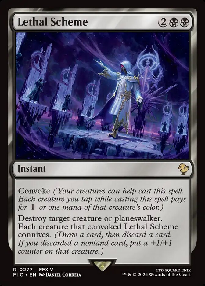 MTG Card Title: Lethal Scheme FIC/277