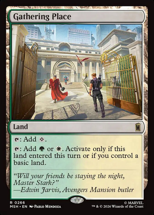 MTG Card Title: Gathering Place MSH/266