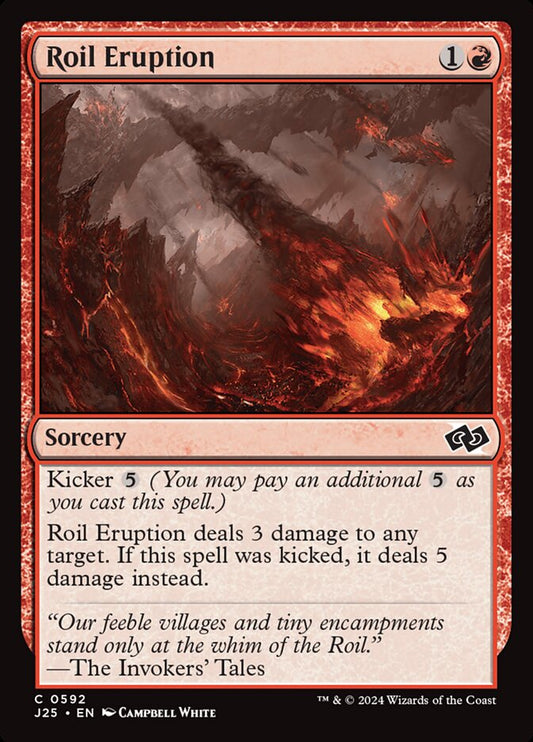 MTG Card Title: Roil Eruption J25/592