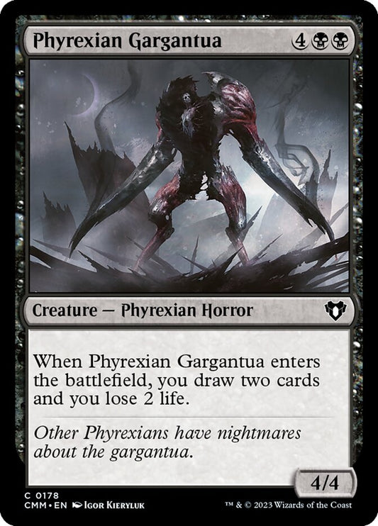 MTG Card Title: Phyrexian Gargantua CMM/178