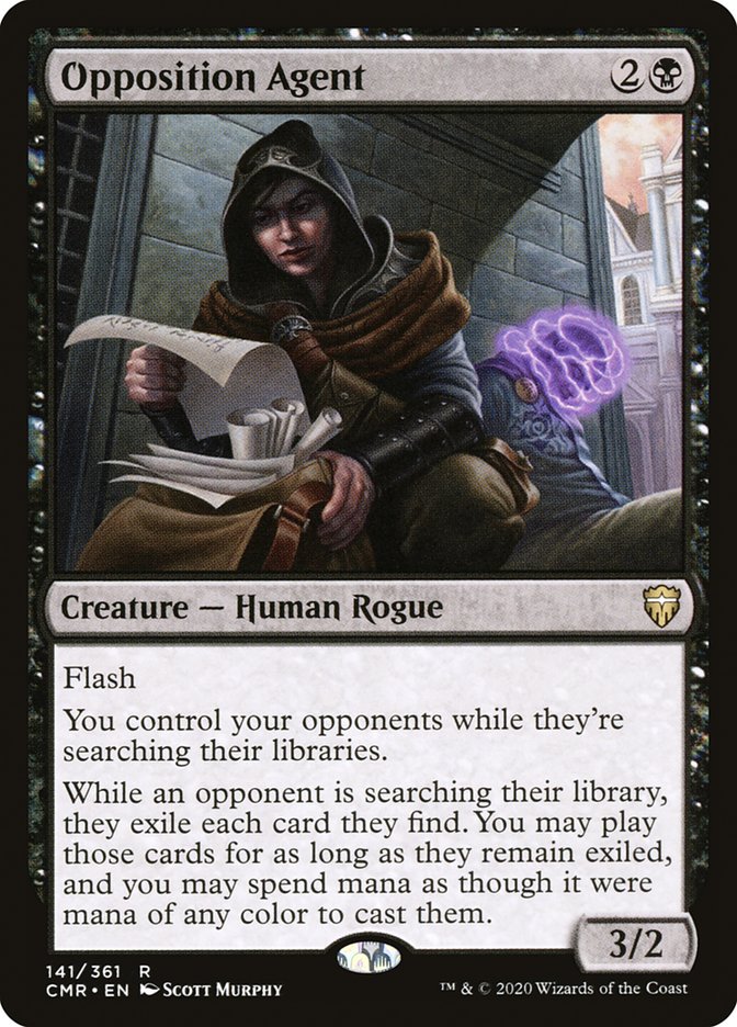 MTG Card Title: Opposition Agent CMR/141