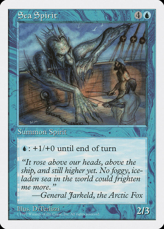 MTG Card Title: Sea Spirit 5ED/119