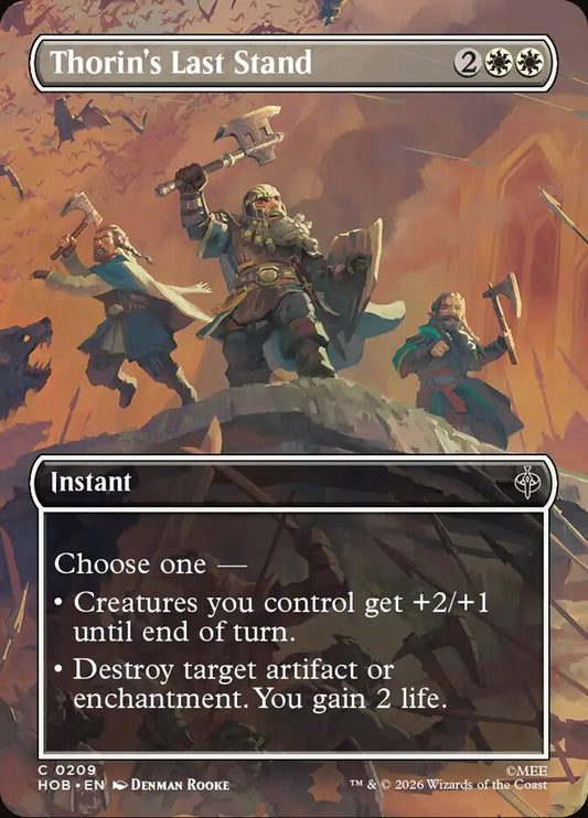 MTG Card Title: Thorin's Last Stand HOB/209