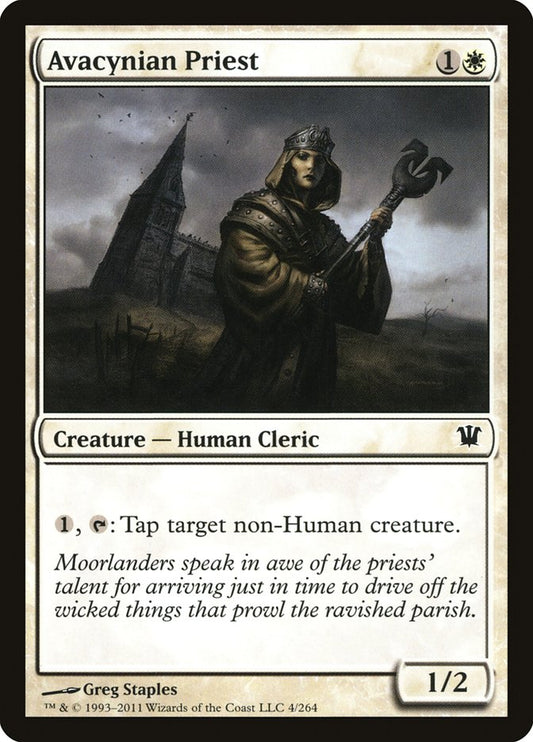 MTG Card Title: Avacynian Priest ISD/4