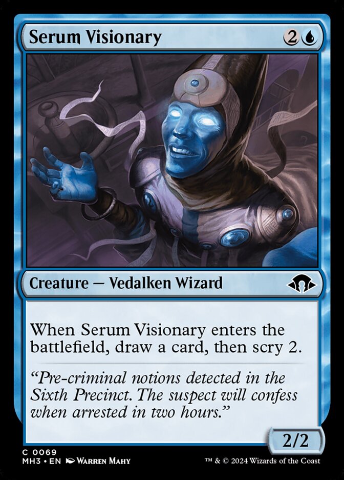 MTG Card Title: Serum Visionary MH3/69