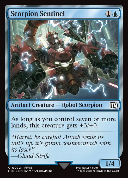 MTG Card Title: Scorpion Sentinel FIN/72
