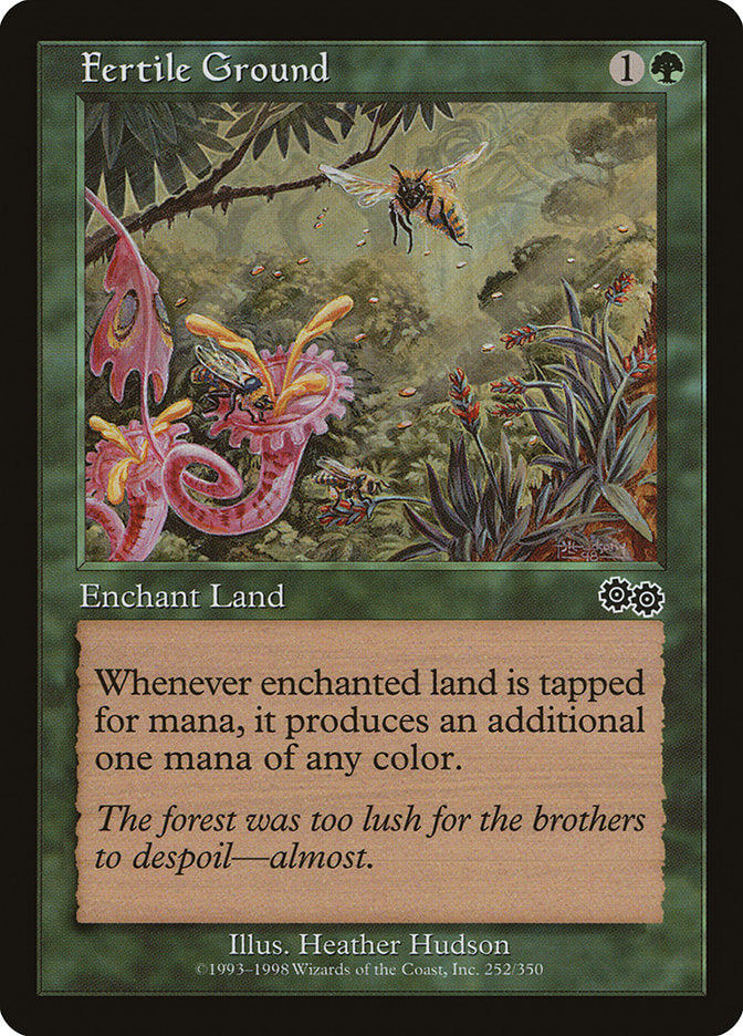 MTG Card Title: Fertile Ground USG/252
