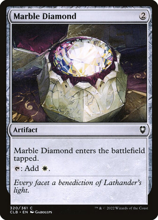 MTG Card Title: Marble Diamond CLB/320