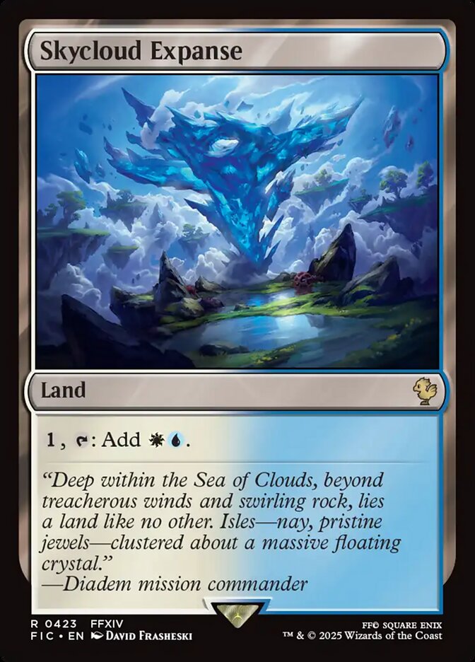 MTG Card Title: Skycloud Expanse FIC/423