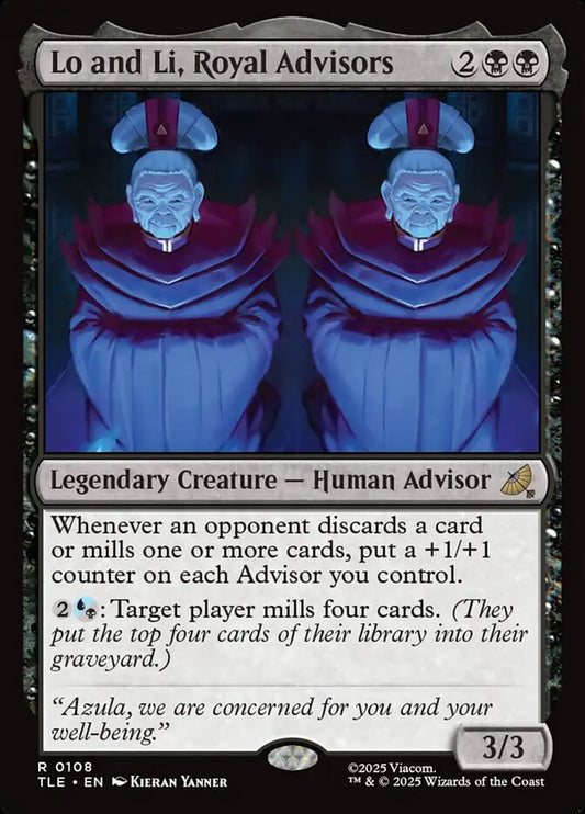 MTG Card Title: Lo and Li, Royal Advisors TLE/108