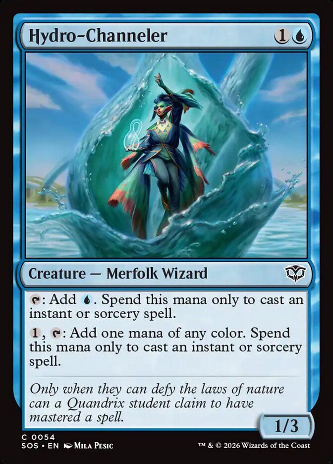 MTG Card Title: Hydro-Channeler SOS/54