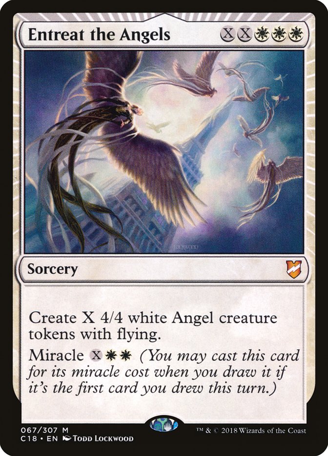 MTG Card Title: Entreat the Angels C18/67