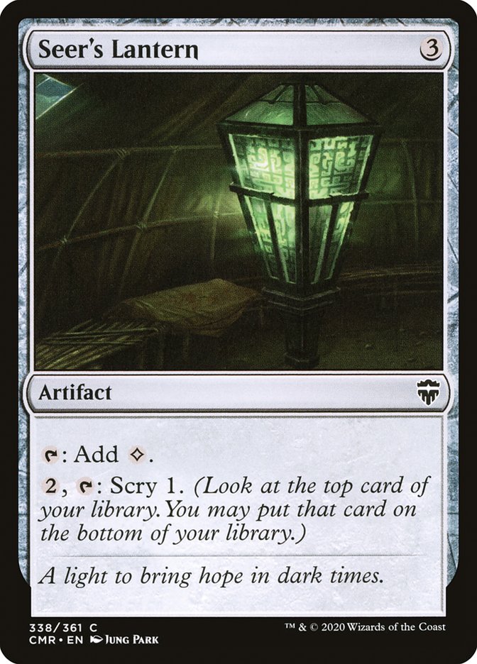 MTG Card Title: Seer's Lantern CMR/338