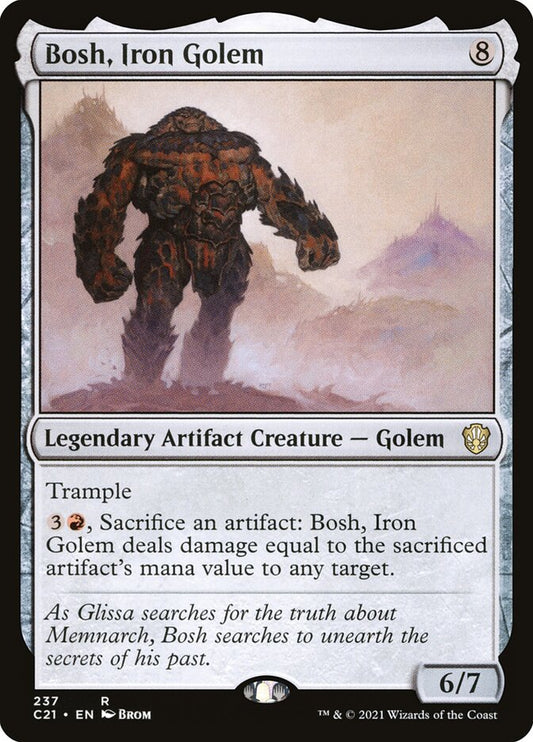 MTG Card Title: Bosh, Iron Golem C21/237