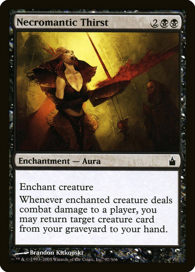 MTG Card Title: Necromantic Thirst RAV/97