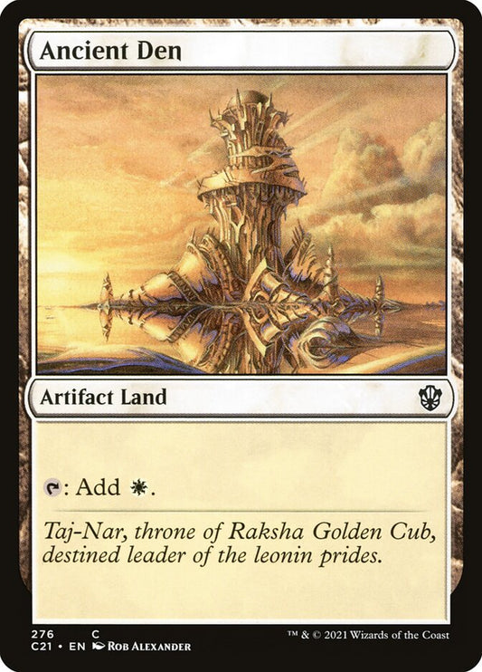 MTG Card Title: Ancient Den C21/276