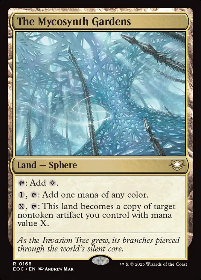 MTG Card Title: The Mycosynth Gardens EOC/168