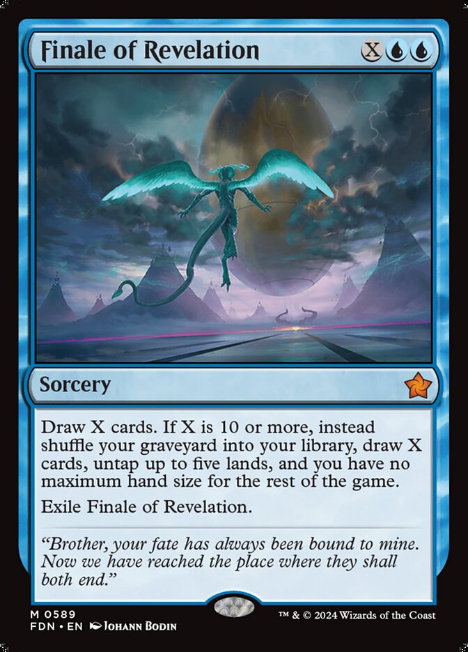 MTG Card Title: Finale of Revelation FDN/589