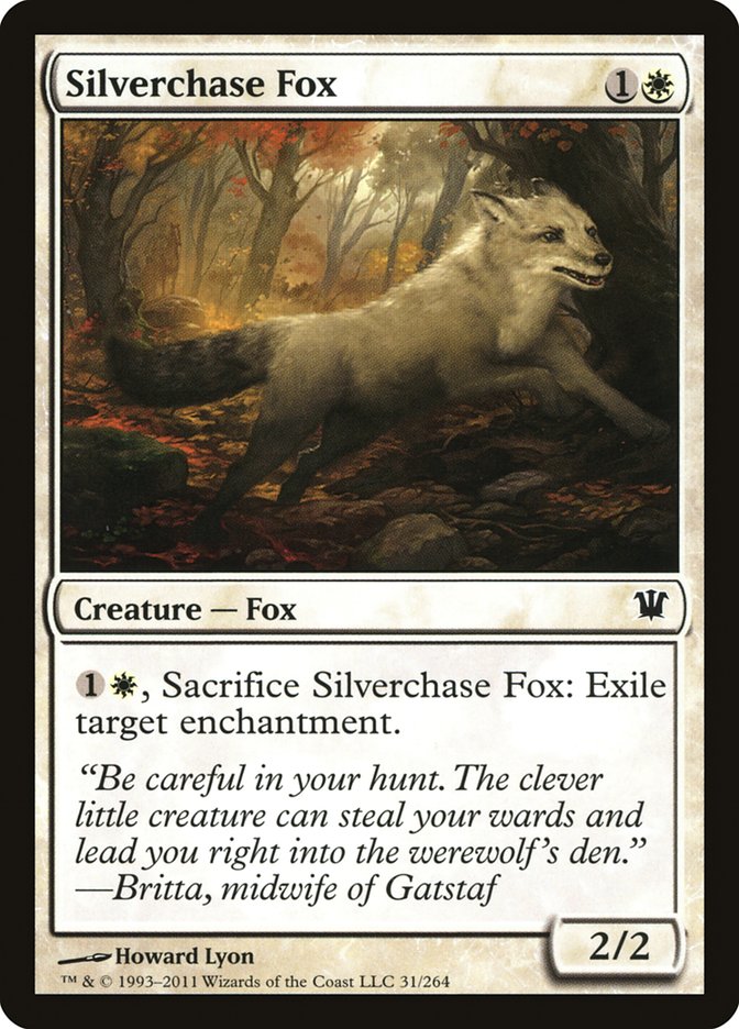 MTG Card Title: Silverchase Fox ISD/31