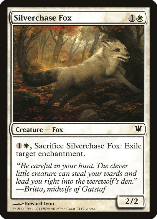 MTG Card Title: Silverchase Fox ISD/31