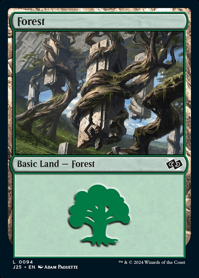 MTG Card Title: Forest J25/94