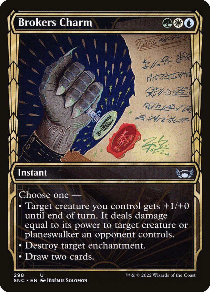 MTG Card Title: Brokers Charm SNC/298