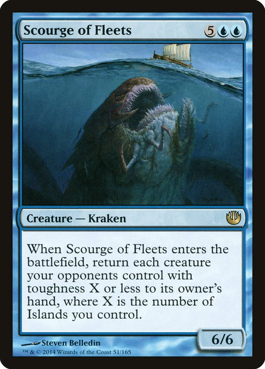 MTG Card Title: Scourge of Fleets JOU/51