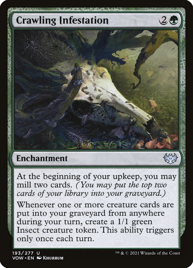 MTG Card Title: Crawling Infestation VOW/193