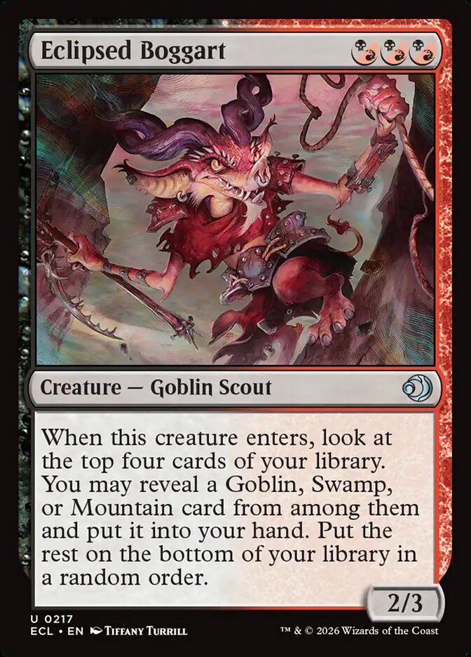 MTG Card Title: Eclipsed Boggart ECL/217